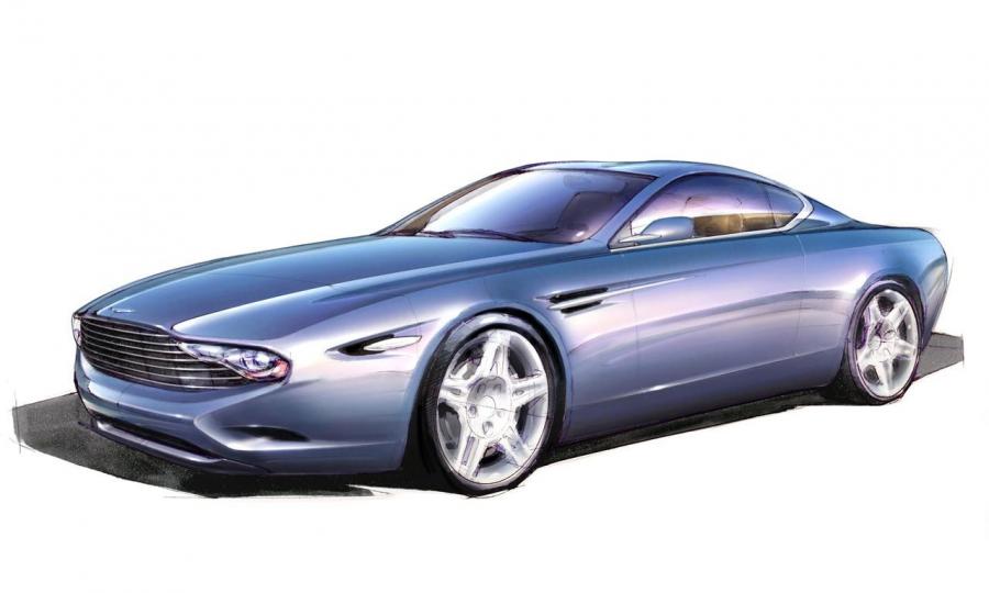 Эскиз Aston Martin DBS Coupe Centennial 2013 года  (фото 5 из 13)